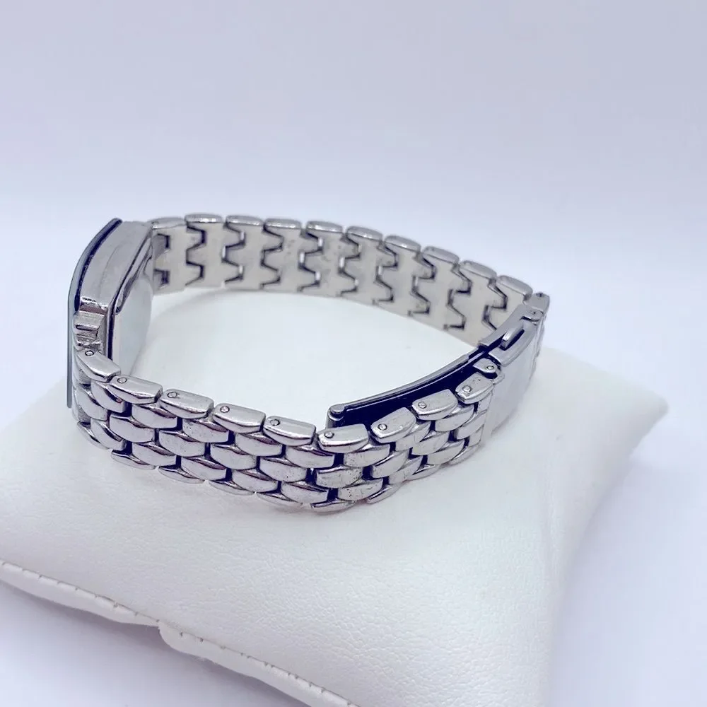 Working! Denacci Quartz Rectangle Face Minimalist Watch